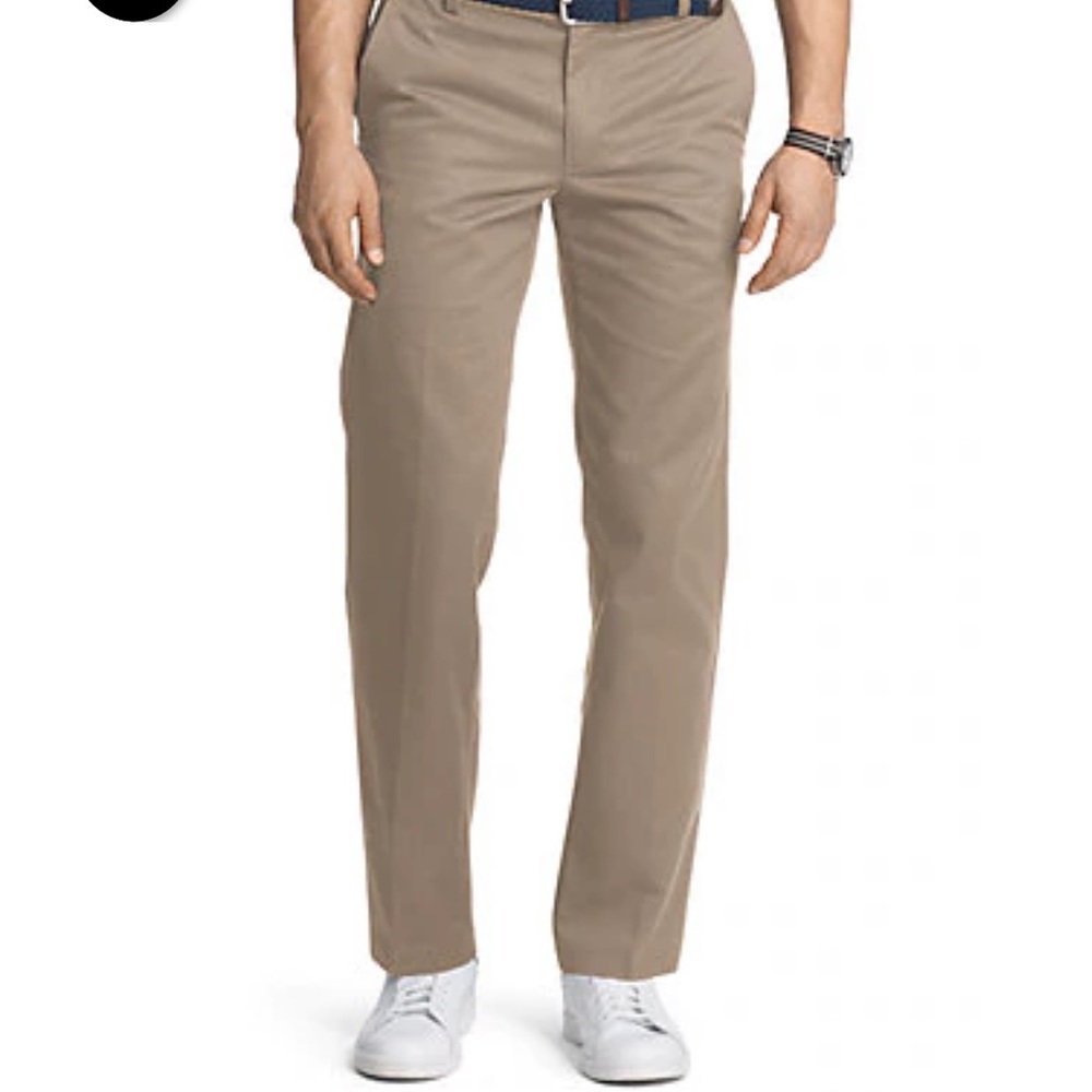 IZOD
Slim Fit Chino Flat Front Wrinkle-Free Pants